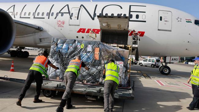 Some vulnerable Australians stuck in India are set to fly out from the COVID-ravaged nation today. Picture: AFP