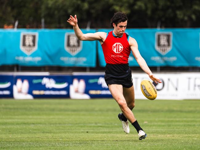 Josh Sinn at Port Adelaide training. Picture: Port Adelaide FC