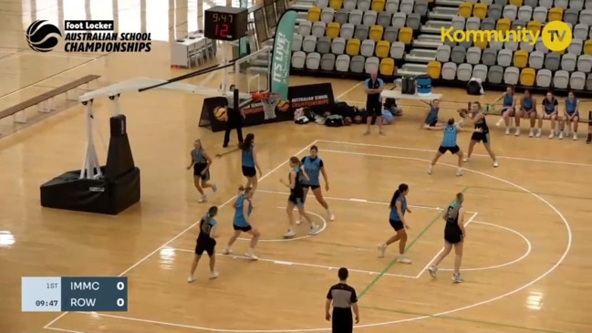 Replay: Basketball Australia School Championships Day 5 - Immanuel College v Rowville (Women's Bronze Medal)