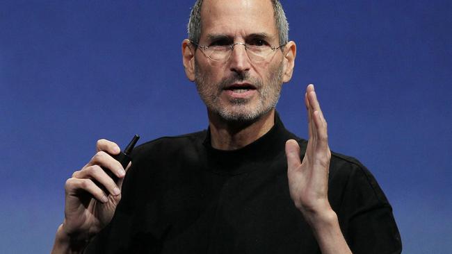 Apple CEO Steve Jobs in 2010. Picture: Justin Sullivan/Getty Images