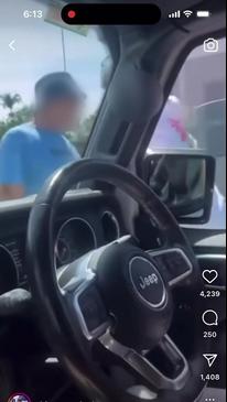 WATCH Man spits on woman in road rage incident