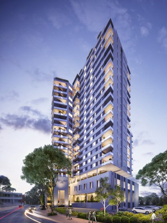 Artist's impression, 1-7 Second Ave Blacktown.