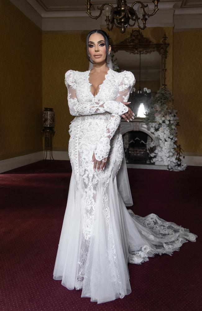 Aziz said she wanted a focus on vintage and elegance. Picture: Yervant Photography