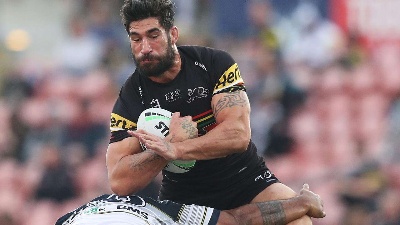 James Tamou at 31 is on $750,000 a year at Penrith. Picture: Brett Costello