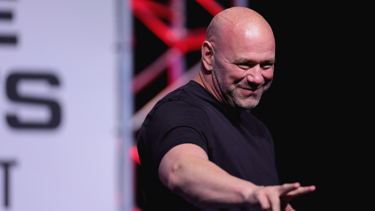 DALLAS, TEXAS – JULY 29: Dana White attends the UFC 277 ceremonial weigh-in at American Airlines Center on July 29, 2022 in Dallas, Texas. Carmen Mandato/Getty Images/AFP == FOR NEWSPAPERS, INTERNET, TELCOS &amp; TELEVISION USE ONLY ==