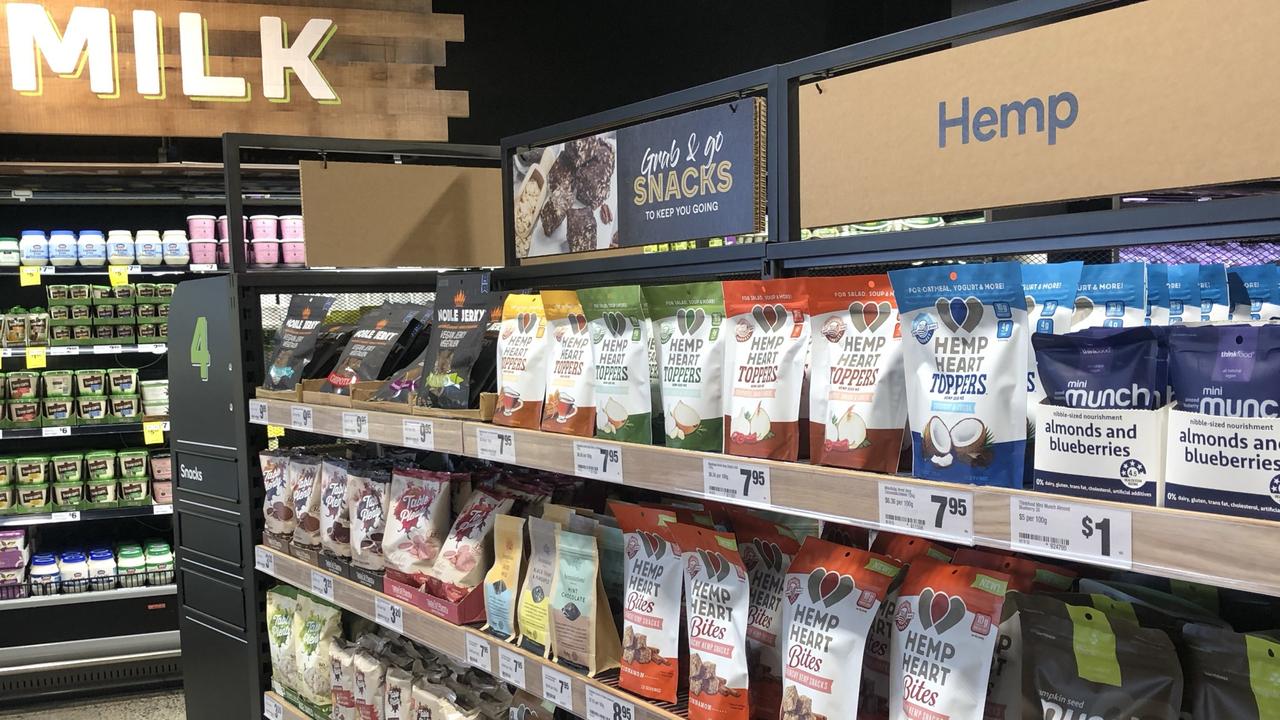 At the new Woolies store, you can pick up your hemp essentials next to the milk. 