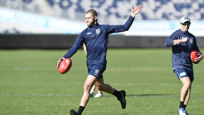 Sam Menegola (knee) was a late out before the Cats’ clash on Sunday.