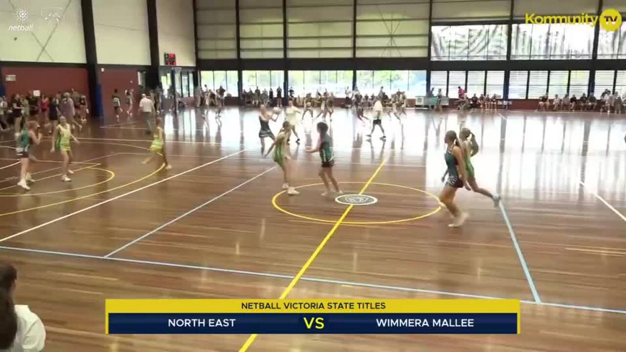 Replay: North East v Wimmera Mallee (17&U)—2025 Netball Victoria State Titles Day 2