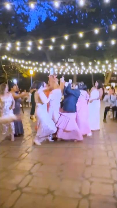 Bride tosses viral toy instead of bouquet of flowers at wedding