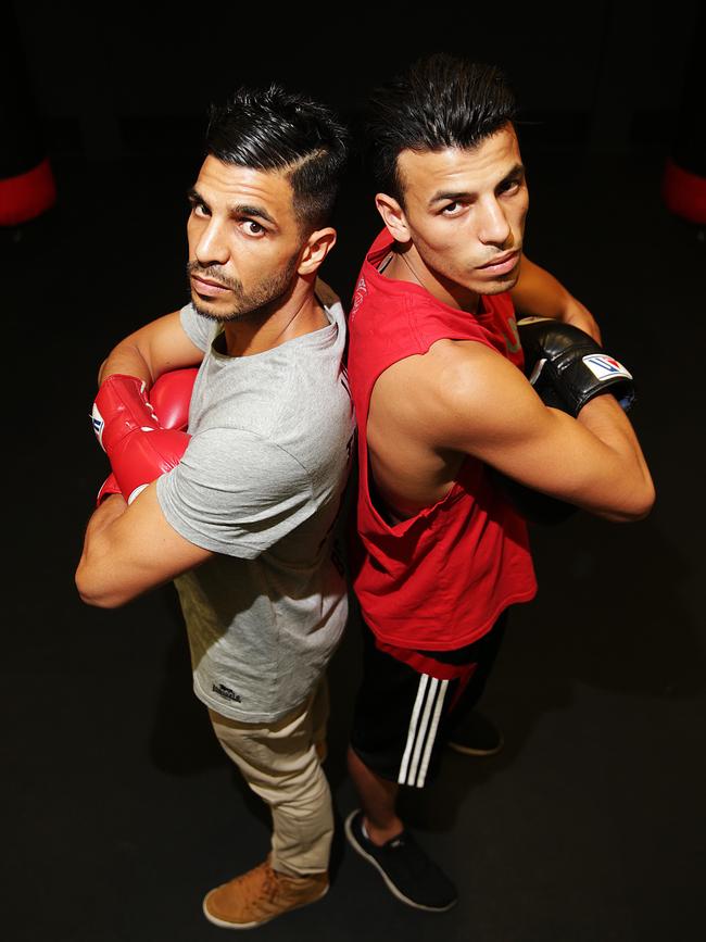 Boxing brothers Billy and Youssef Dib.