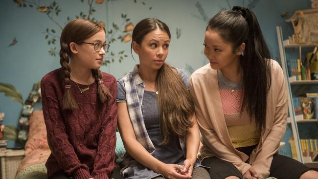 Lana Condor plays high-schooler Lara Jean Covey.