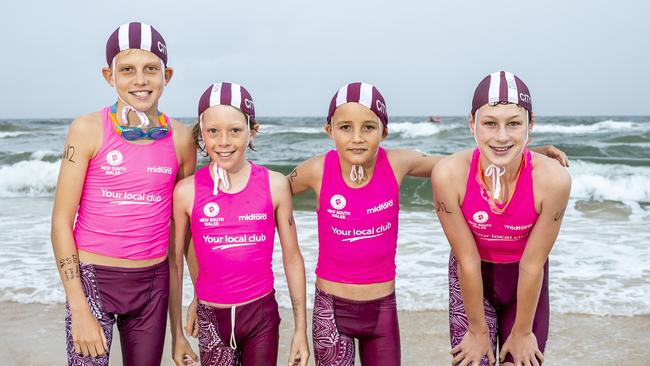 Wollongong City SC young guns Hamish Dorney, 12, Noah Kovacs, 12, Axel Comer, 12, and Drew Potter, 12.