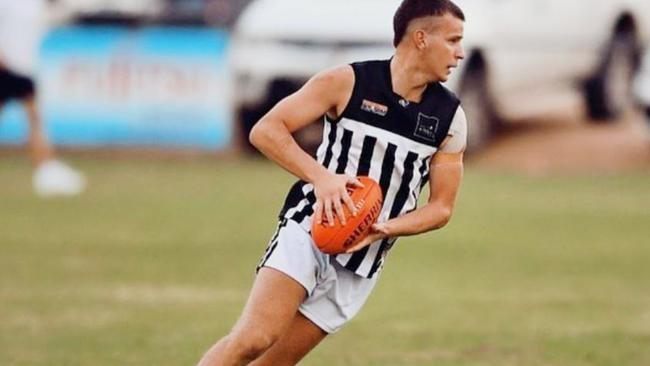 Footballer Antonio Loiacono died on Sunday night after an on-field collision during a match. Picture: Supplied