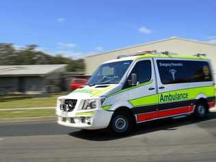 A woman was taken to hospital after a single-vehicle rollover. Picture: David Nielsen