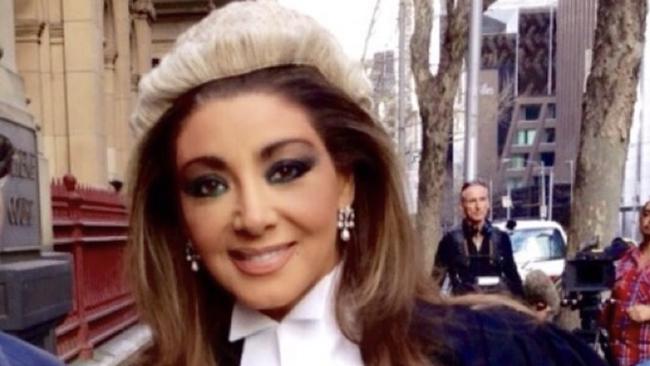 Gina Liano at work as a barrister