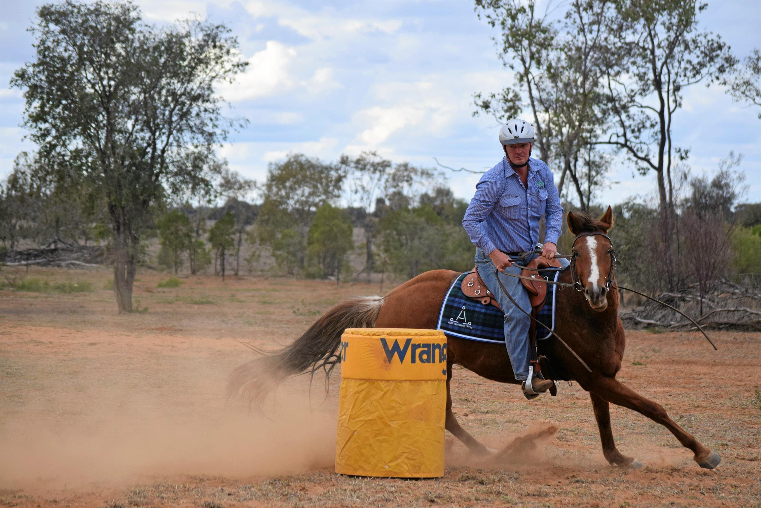 Craig Davison at the Hannaford Gymkhana and Fete. Picture: Kate McCormack