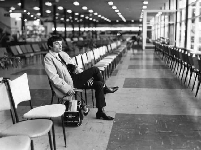 Stand-in drummer Jimmie Nicol later flew out of Essendon Airport after playing in Sydney and Adelaide. Ringo Starr joined the tour in Melbourne. Picture: Herald Sun Image Library