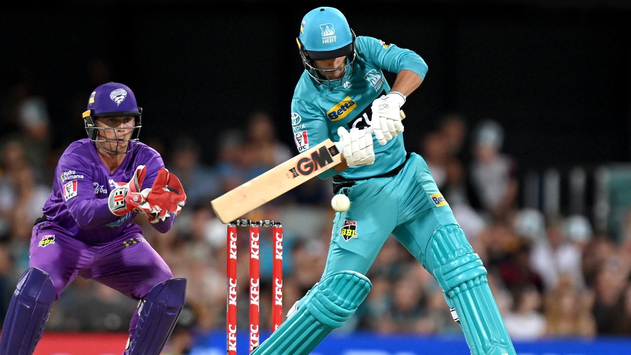 Lewis Gregory made a big impact in his BBL debut for the Brisbane Heat. Picture: Bradley Kanaris/Getty Images