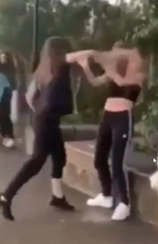 Footage has emerged on social media of several alleged teenage bashings on the Sunshine Coast. Picture: Supplied