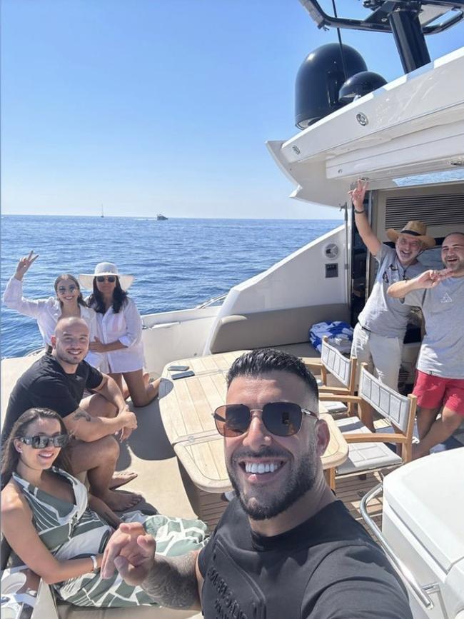 Adrian Portelli on his recent European holiday with family and friends. Picture: Instagram