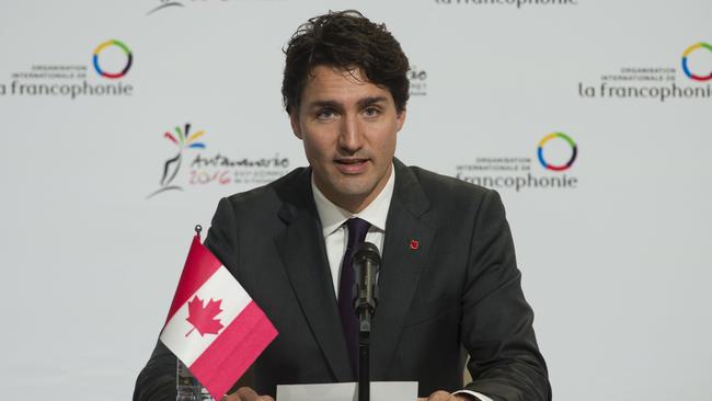 Canadian Prime Minister Justin Trudeau. Picture: Adrian Wyld/The Canadian Press via AP