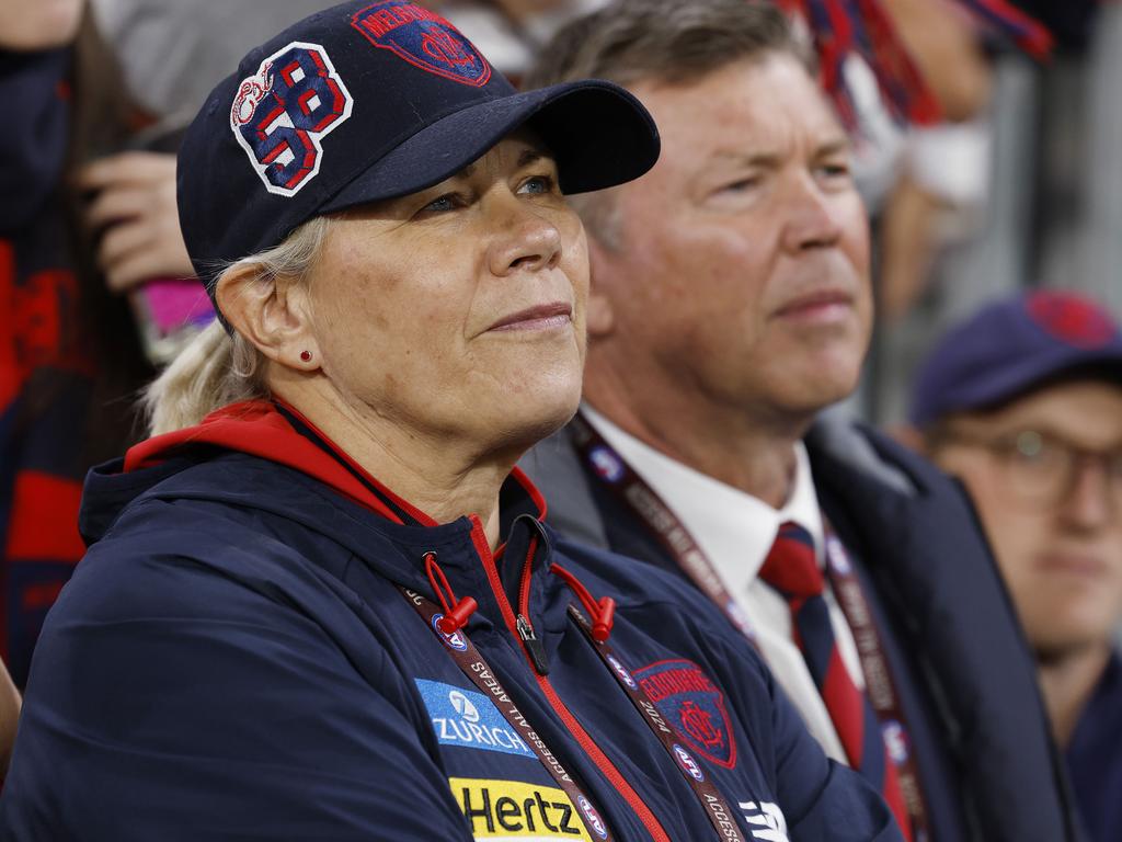 Kate Roffey with Melbourne CEO Gary Pert. Picture: Michael Klein