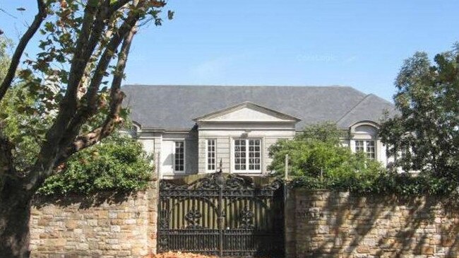 The Toorak mansion is unlivable but the land alone could attract a record-breaking bid. Picture: CorLogic