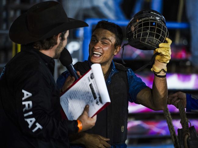 All the action at the sold-out 50th iteration of the Noonamah Tavern and Rodeo. Picture: Pema Tamang Pakhrin