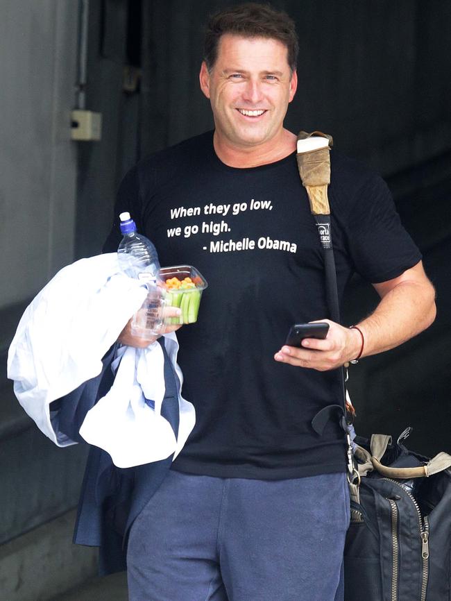 A post-workout Karl Stefanovic in Sydney last month. Picture: Matrix Media Group 