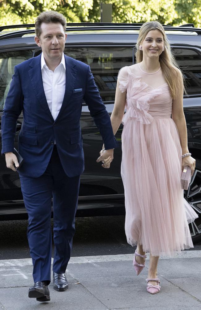 Nick Candy and Holly Valance. Picture: Ricky Vigil/Getty Images.