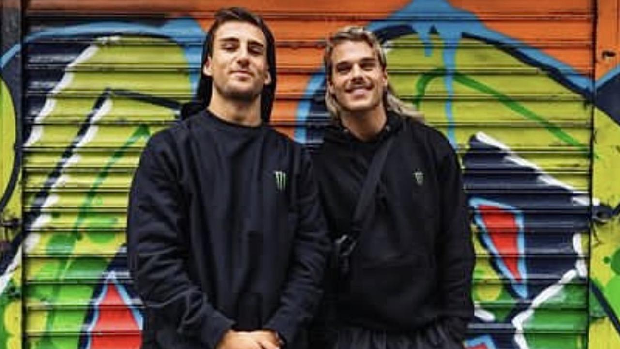 Nick Daicos and Bailey Smith in New York. Pic: Instagram