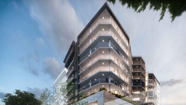 Concept images of the proposed development at 71 Landsborough Ave, Scarborough. Image Ryall Smith