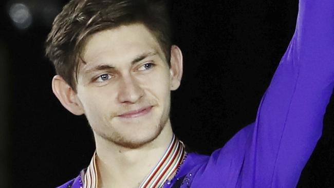 Harley Windsor at the ISU World Junior Figure Skating Championships 2017 in Taipei, Taiwan. AP Photo/Chiang Ying-ying)