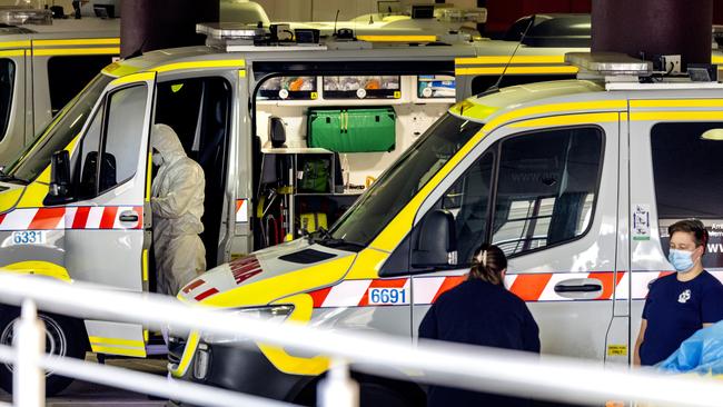 An elderly man has died after he was forced to wait four hours for an ambulance. Picture: NCA NewsWire / David Geraghty