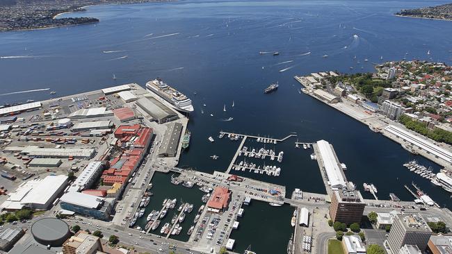 Hobart’s wharves aren’t large enough to accommodate the Australian Antarctic Division’s new icebreaker RSV Nuyina.