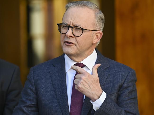 Sally Rugg has pointed the finger at Anthony Albanese’s decision to reduce staff allocations. Picture: Martin Ollman