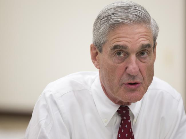 James Comey said in his testimony that it is now up to former FBI boss Robert Mueller as special counsel to uncover whether Donald Trump obstructed justice. Picture: AP/Evan Vucci