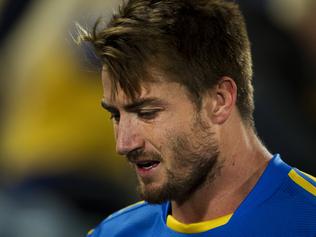 Eels Kieran Foran during the Parramatta Eels v Melbourne Storm NRL round 11 game at Pirtek Stadium., Penrith. Pic Jenny Evans