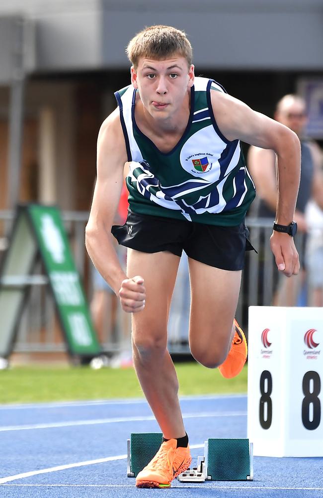 The Queensland All Schools track and field championships at QSAC. Picture, John Gass