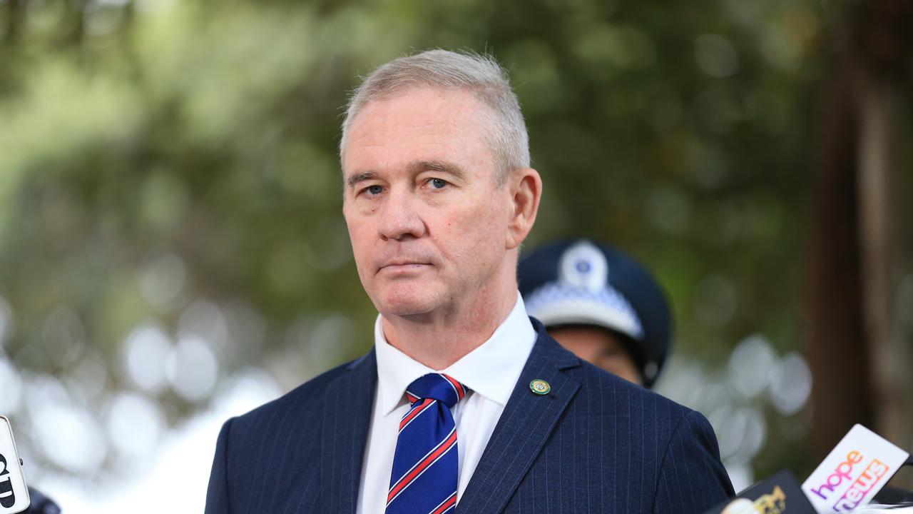 NSW Police detective superintendent Rob Critchlow said more arrests were likely. Picture: NCA NewsWire/Christian Gilles