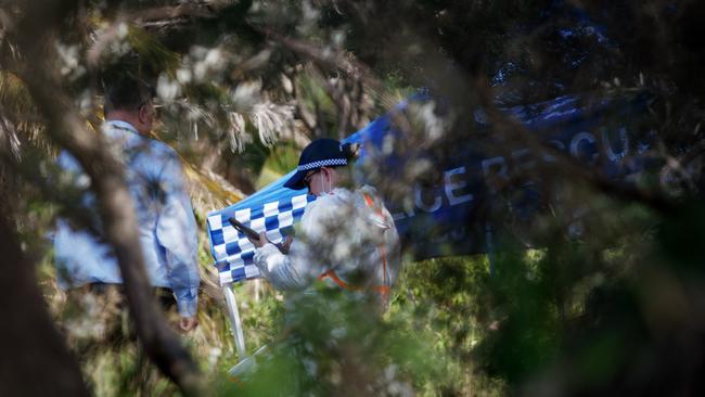 Police believe the pair were targeted in a double murder. Picture: NewsWire / Nikki Short