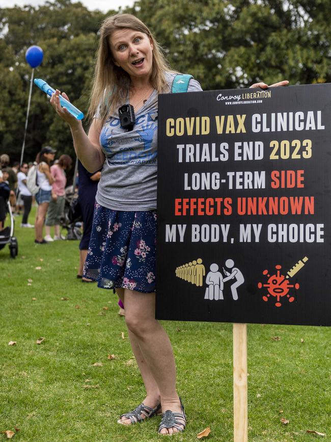 Your body, your choice? There are two other choices when it comes to getting people vaccinated ... the carrot or the stick. Picture: Jake Nowakowski