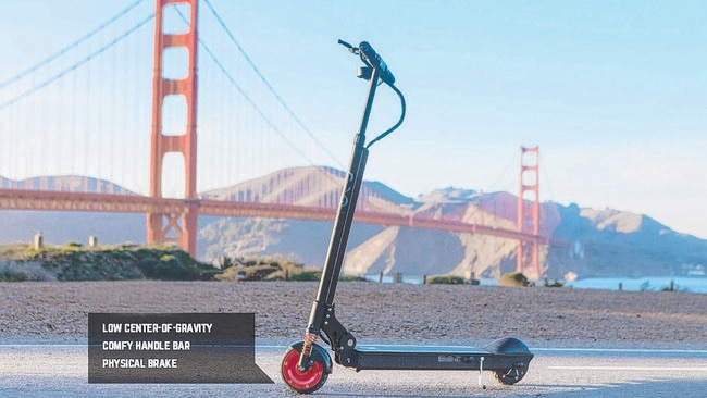 An EcoReco electric scooter.