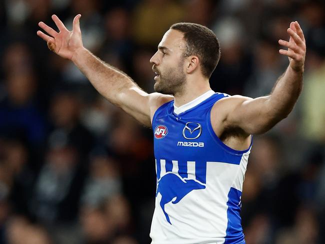 Griffin Logue returned late in the 2024 season. Picture: Michael Willson/AFL Photos via Getty Images