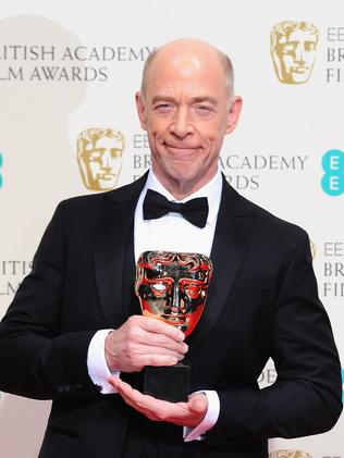 Best supporting actor ... J. K. Simmons was impressive in Whiplash. Picture: Stuart C. Wilson/Getty Images