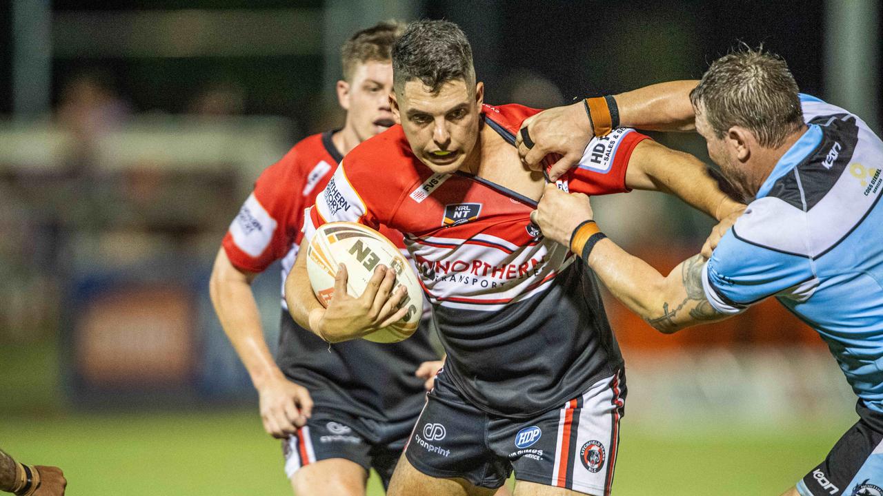 David Jacobson as the Litchfield Bears take on Northern Sharks in the 2023 NRL NT grand final. Picture: Pema Tamang Pakhrin