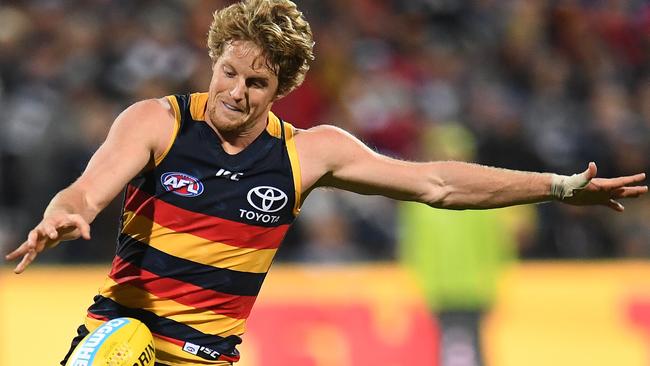 Rory Sloane is playing a lone hand in the Adelaide midfield. Picture: Julian Smith (AAP).