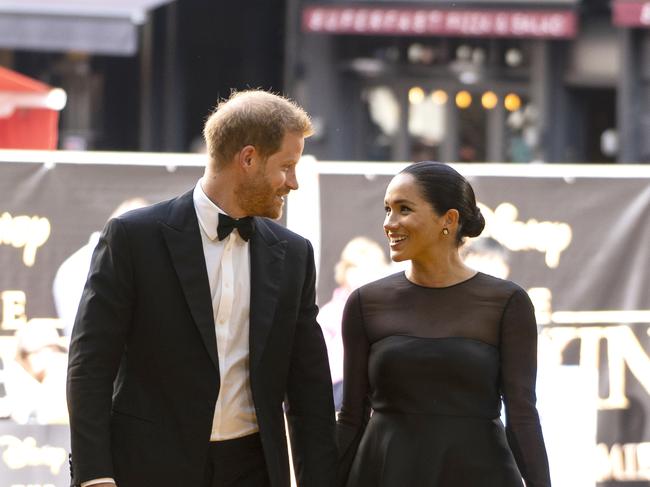 Prince Harry, Duke of Sussex and Meghan, Duchess of Sussex, navigated the first year of their marriage under intense global scrutiny. Picture: Getty