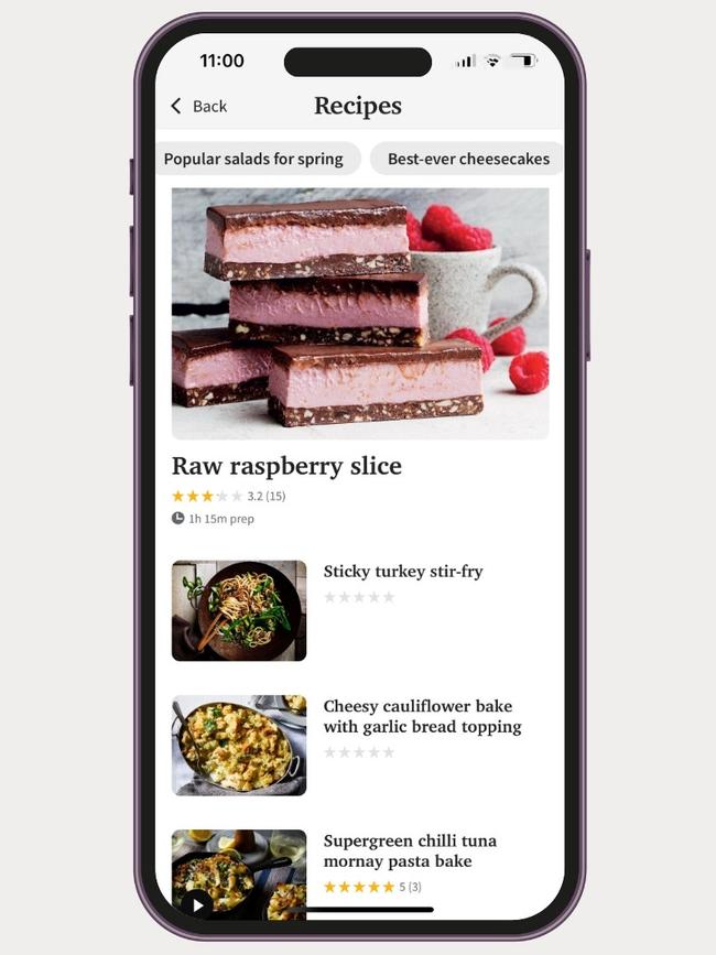 A selection of recipes from delicious is now available on The Advertiser app.