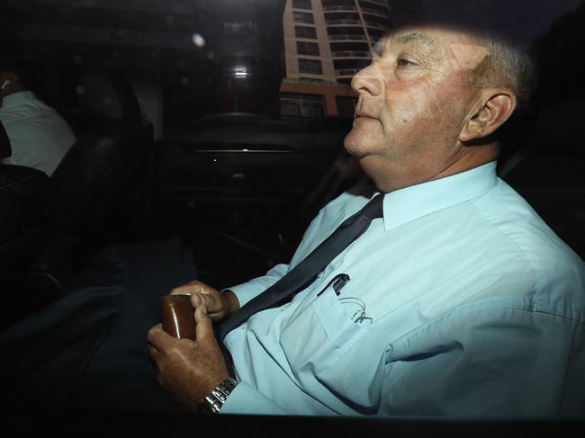 The numero uno, the hokiss, Daryl Maguire leaves ICAC holding his wallet in a taxi as the final witness in the month-long probe into his dealings as a politician. He'll be in the box for at least two days talking about everything from his secret affair with Gladys Berejiklian to his cash for visas schemes. Picture: Brett Costello